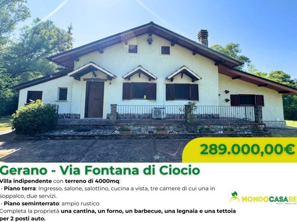 casa indipendente in vendita a Gerano