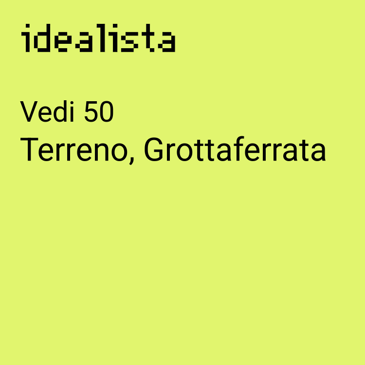 terreno edificabile in vendita a Grottaferrata