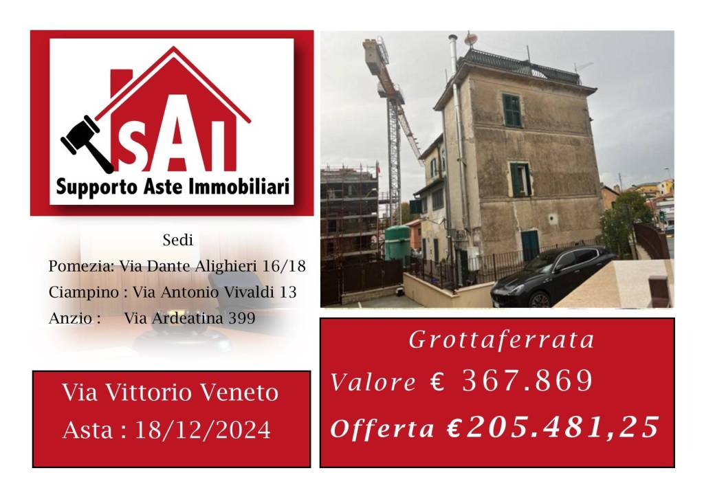 appartamento in vendita a Grottaferrata