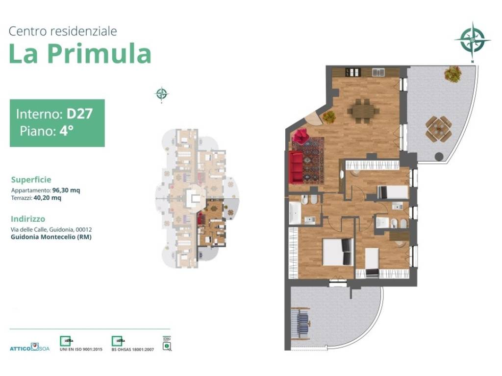 appartamento in vendita a Guidonia Montecelio