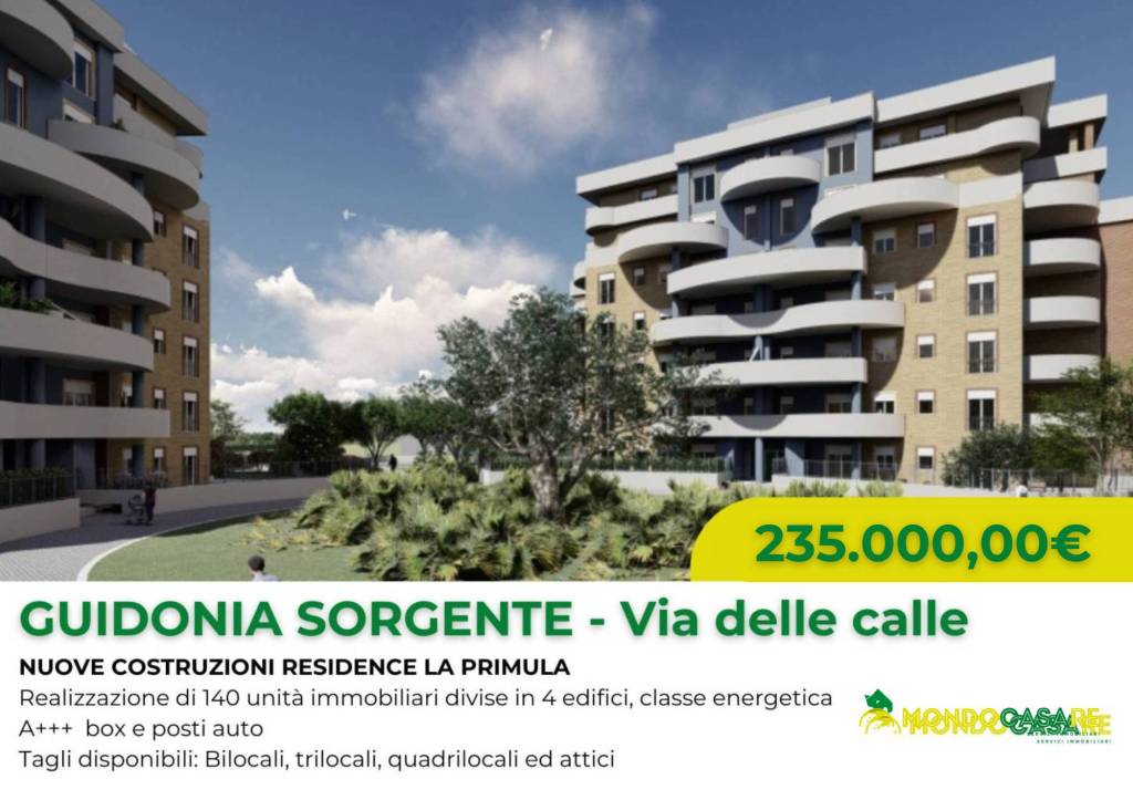 appartamento in vendita a Guidonia Montecelio in zona Guidonia