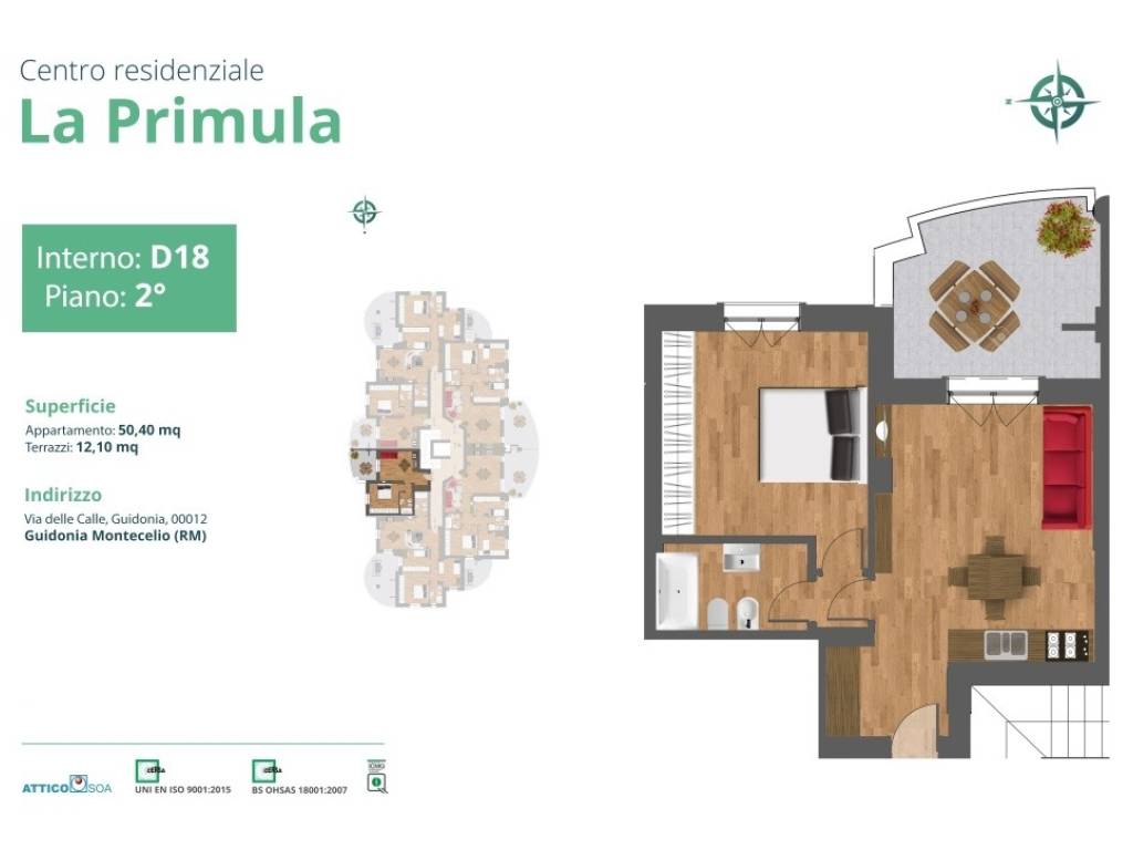 appartamento in vendita a Guidonia Montecelio