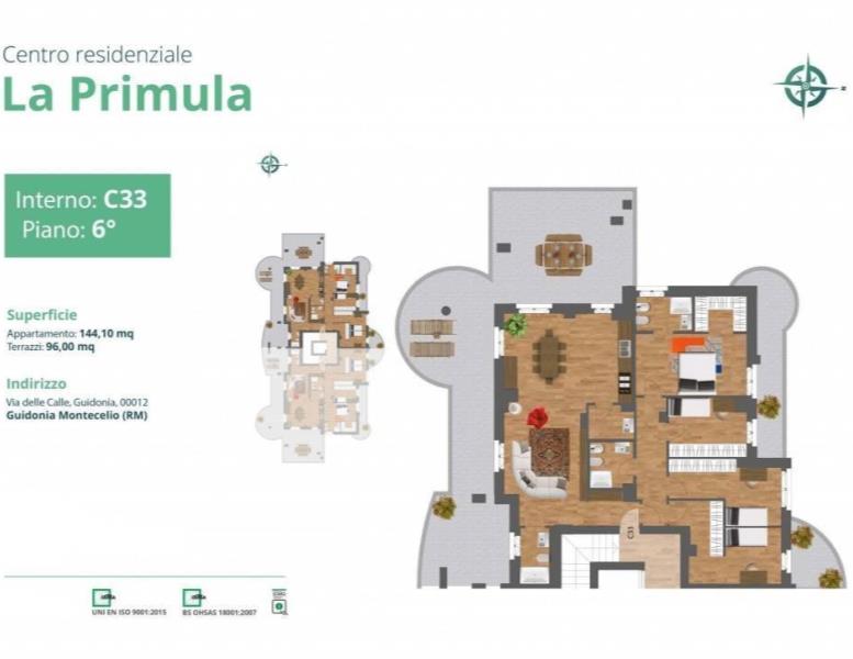 appartamento in vendita a Guidonia Montecelio