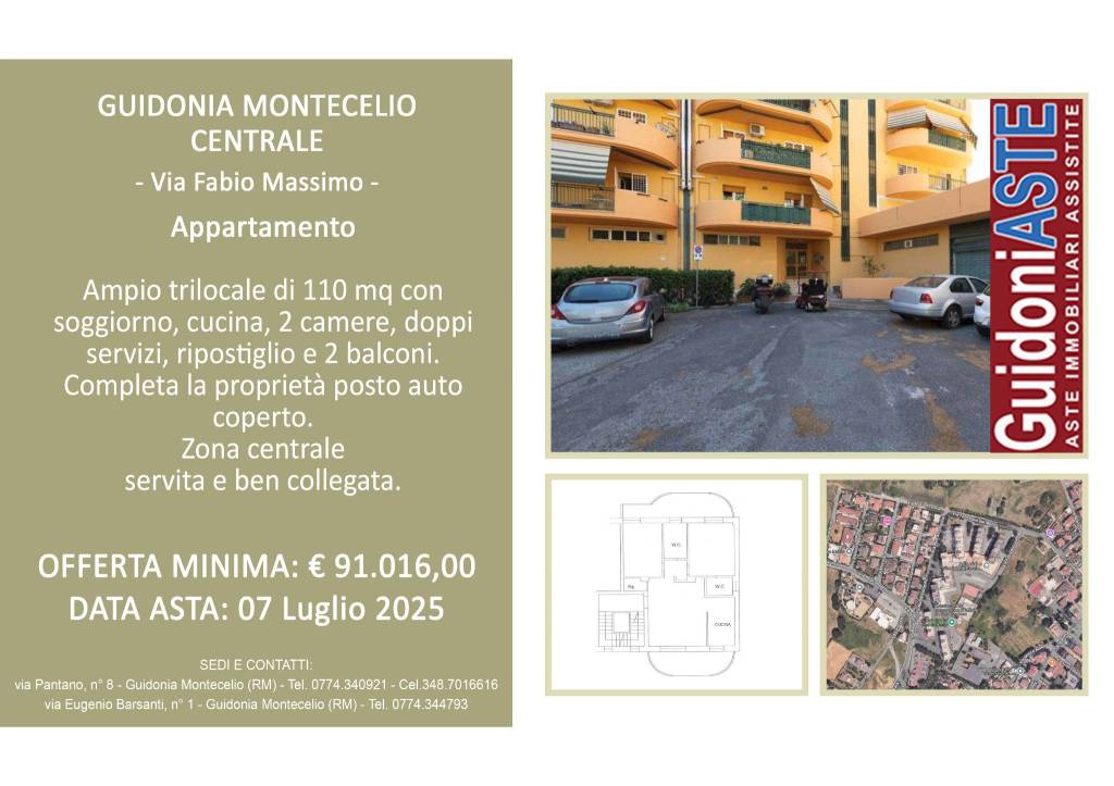 appartamento in vendita a Guidonia Montecelio in zona Guidonia