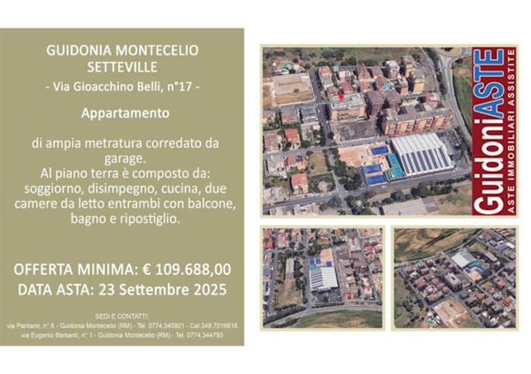 appartamento in vendita a Guidonia Montecelio in zona Setteville