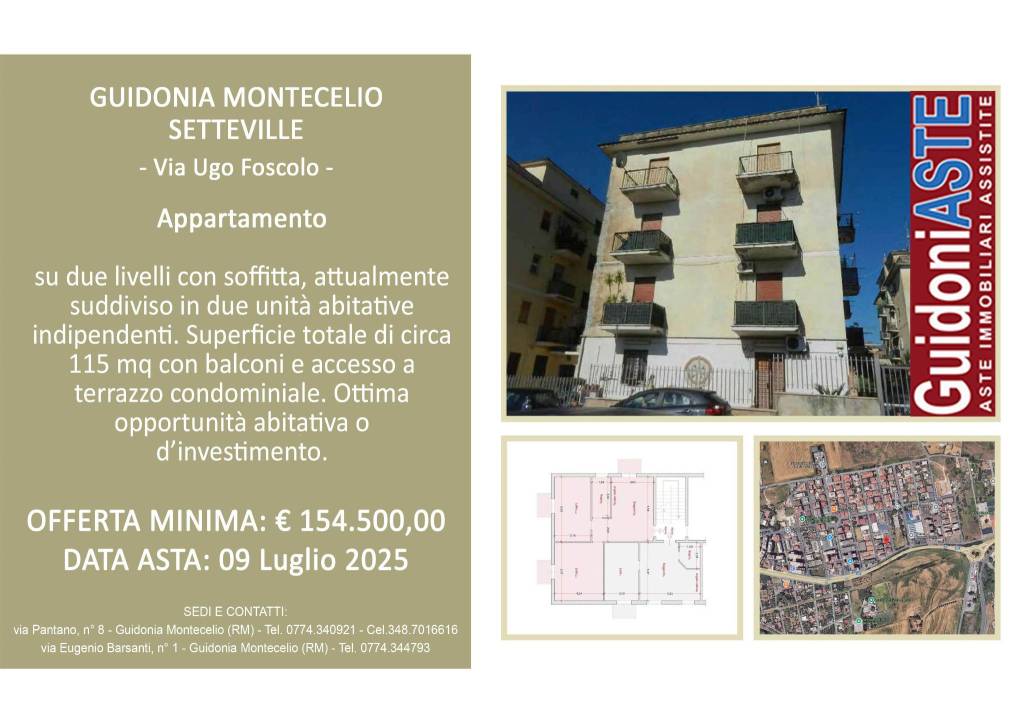 appartamento in vendita a Guidonia Montecelio in zona Setteville