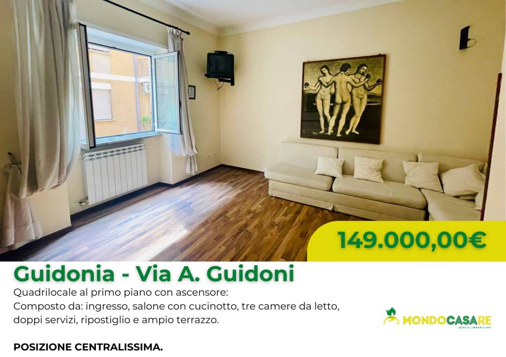 appartamento in vendita a Guidonia Montecelio in zona Guidonia