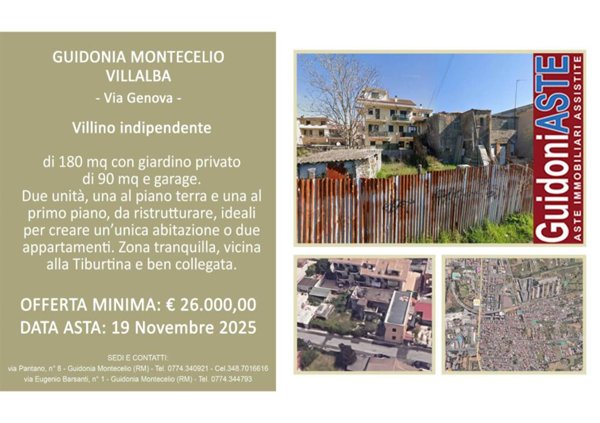 casa indipendente in vendita a Guidonia Montecelio in zona Villalba
