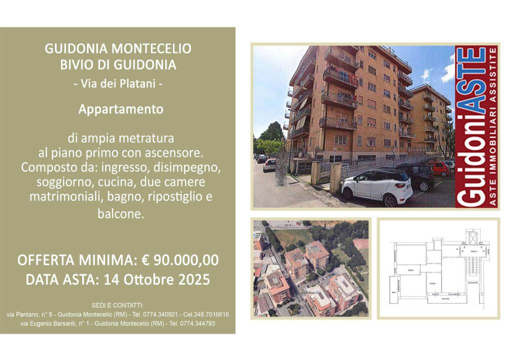 appartamento in vendita a Guidonia Montecelio in zona Guidonia