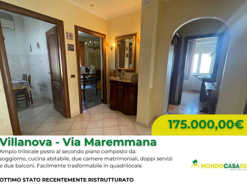 appartamento in vendita a Guidonia Montecelio in zona Villanova