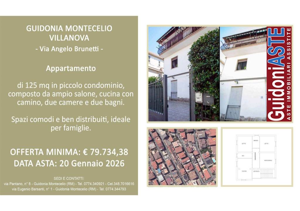 appartamento in vendita a Guidonia Montecelio in zona Villanova