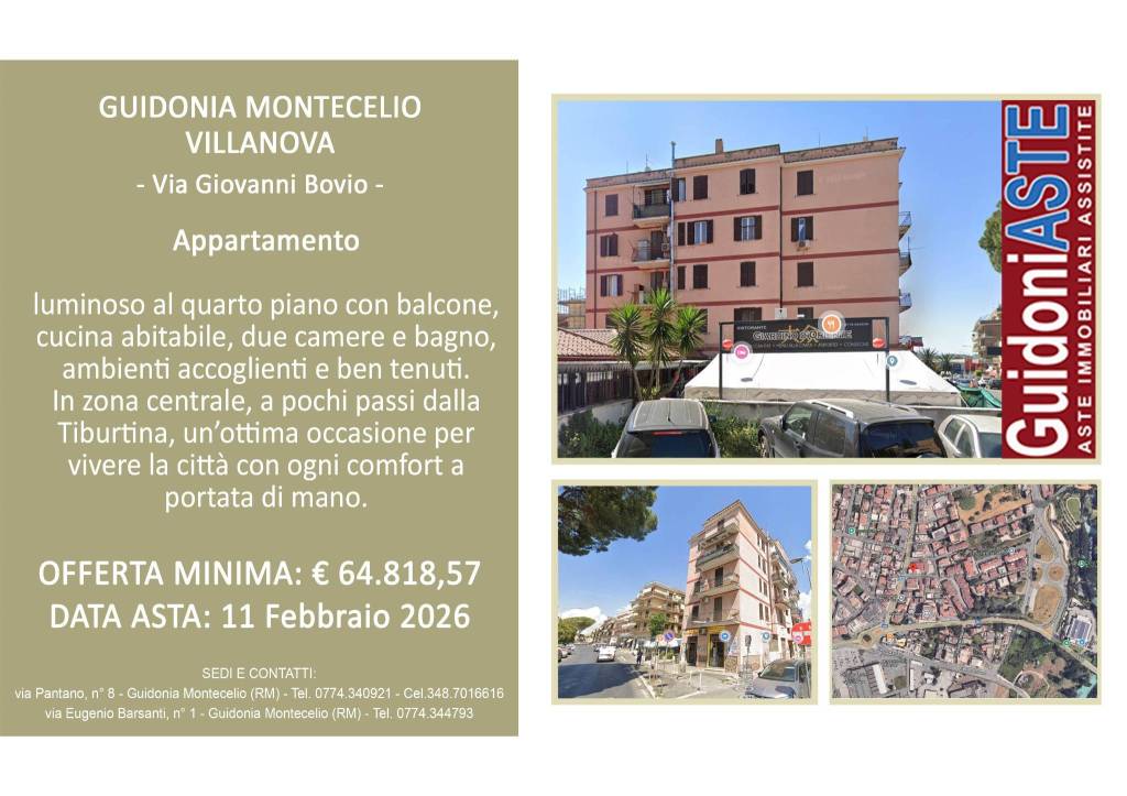 appartamento in vendita a Guidonia Montecelio in zona Villanova