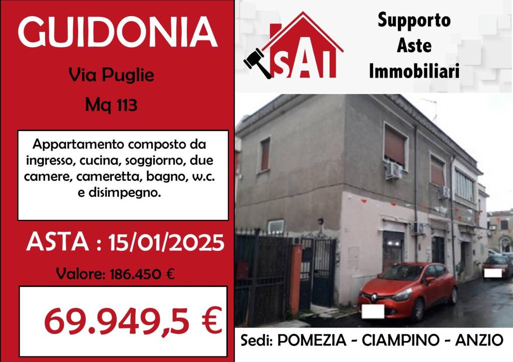 appartamento in vendita a Guidonia Montecelio in zona Villalba