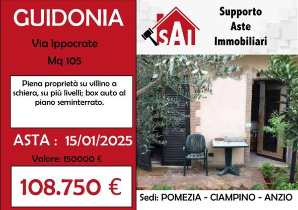 casa indipendente in vendita a Guidonia Montecelio in zona Marco Simone