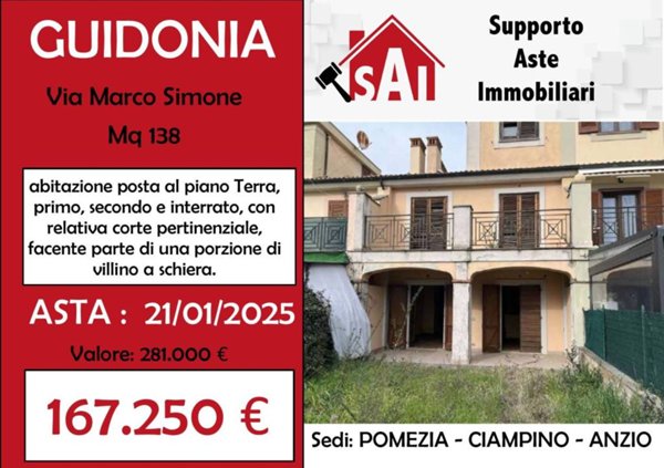 casa indipendente in vendita a Guidonia Montecelio in zona Marco Simone