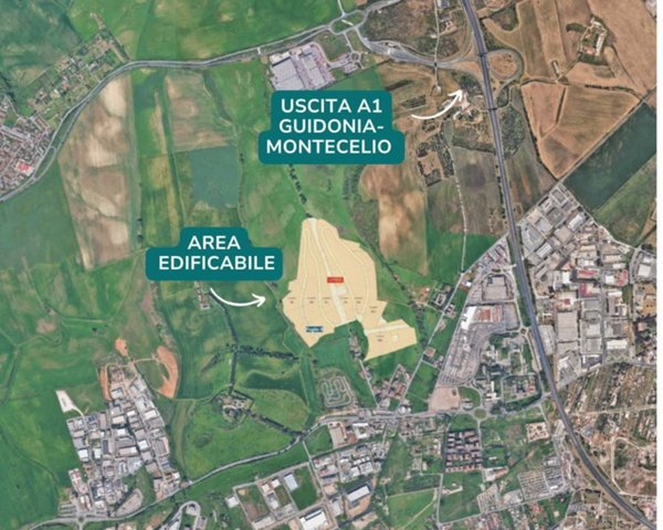 terreno edificabile in vendita a Guidonia Montecelio