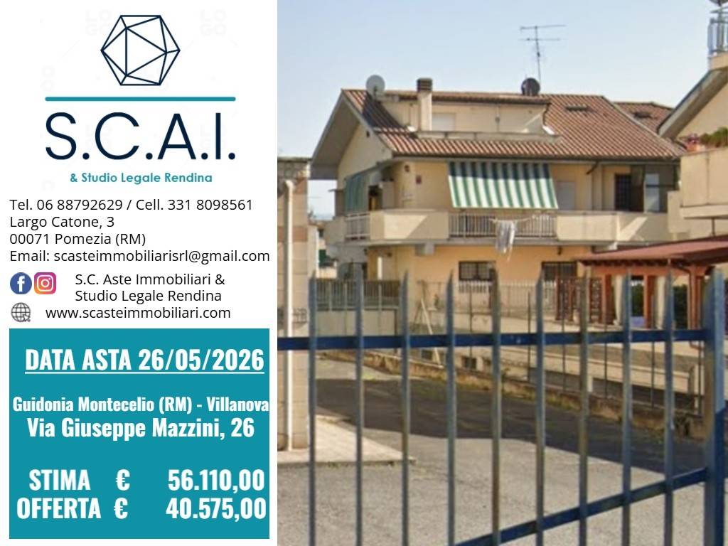 appartamento in vendita a Guidonia Montecelio in zona Villanova