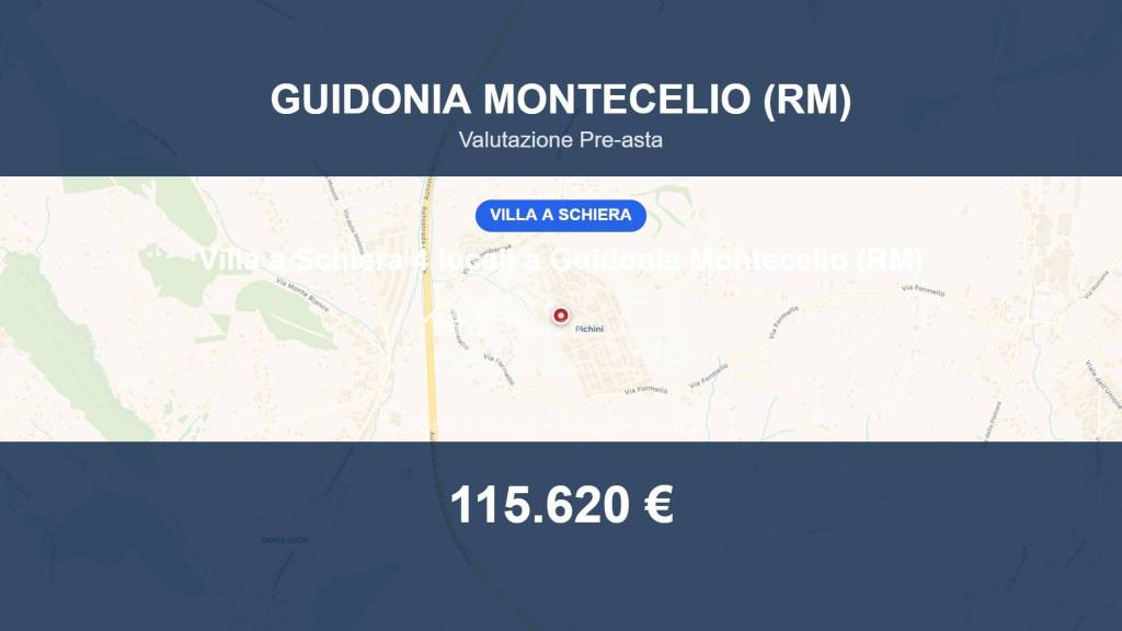 casa indipendente in vendita a Guidonia Montecelio in zona Pichini