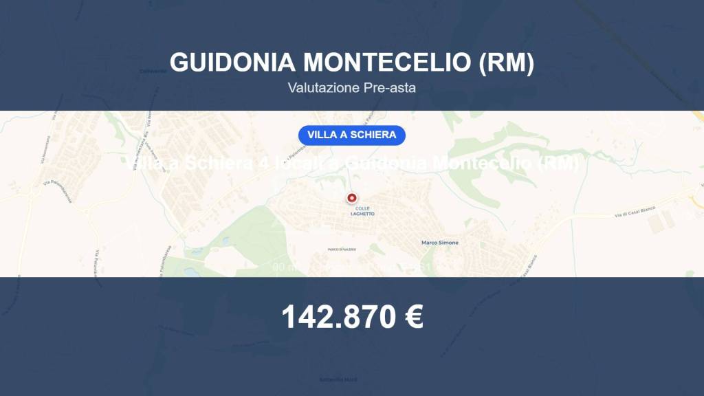 casa indipendente in vendita a Guidonia Montecelio in zona Marco Simone