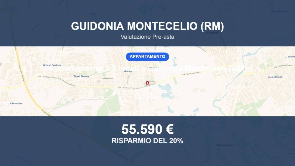 appartamento in vendita a Guidonia Montecelio in zona Villalba