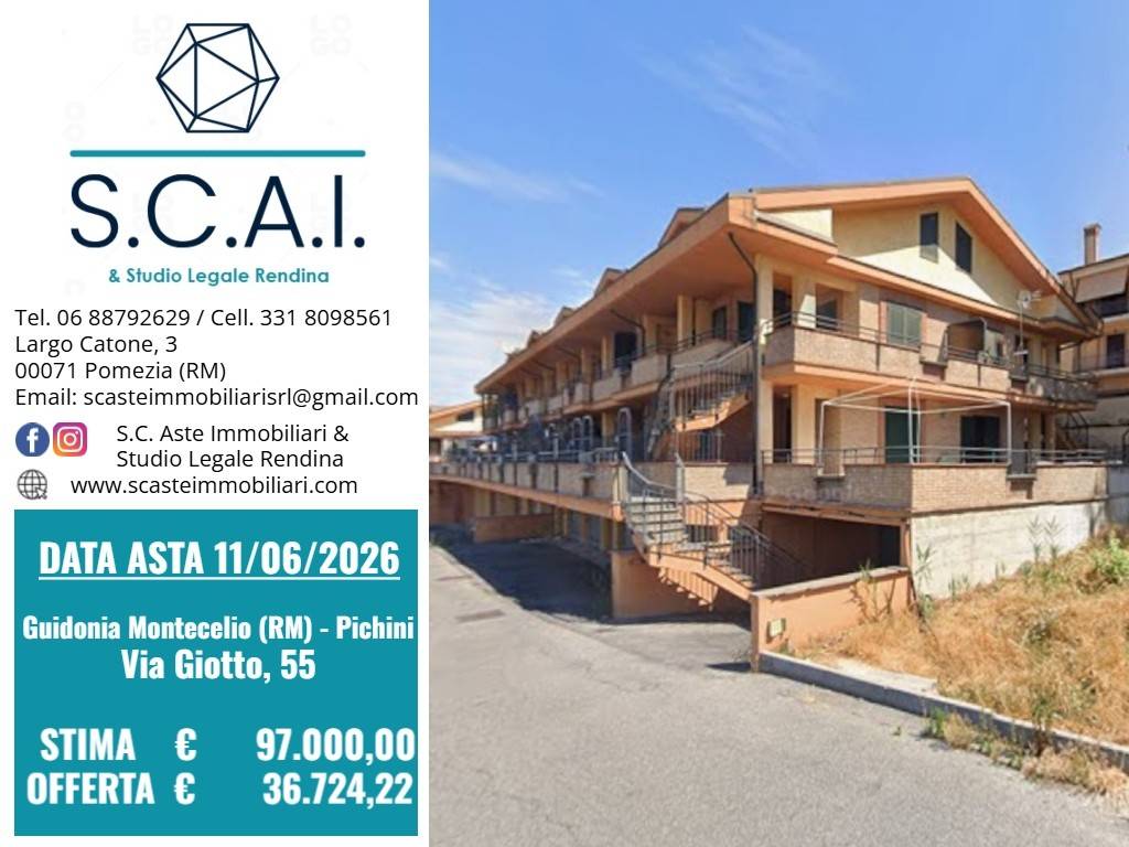 appartamento in vendita a Guidonia Montecelio in zona Pichini