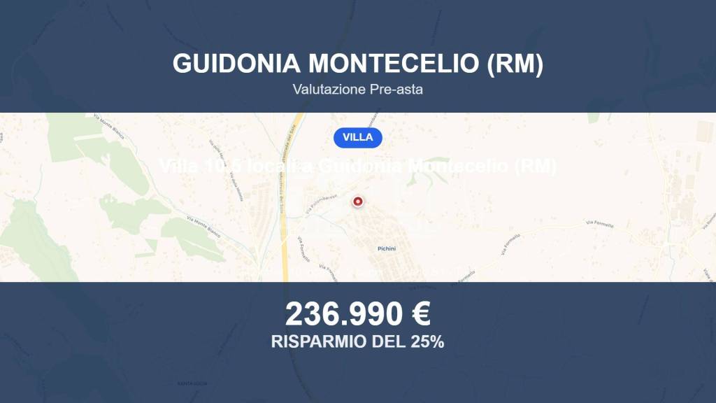 casa indipendente in vendita a Guidonia Montecelio in zona Pichini
