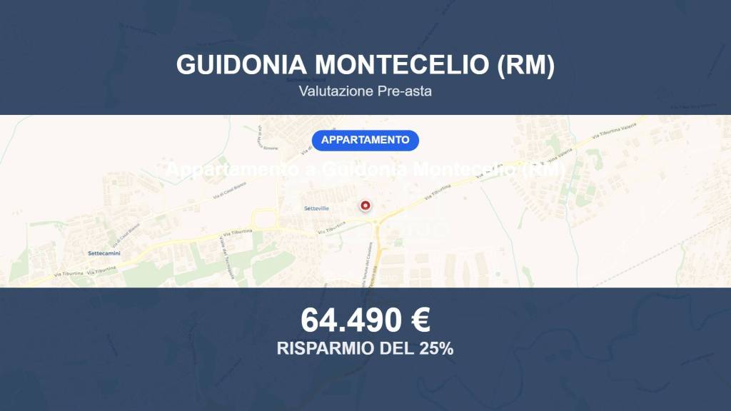 appartamento in vendita a Guidonia Montecelio in zona Setteville
