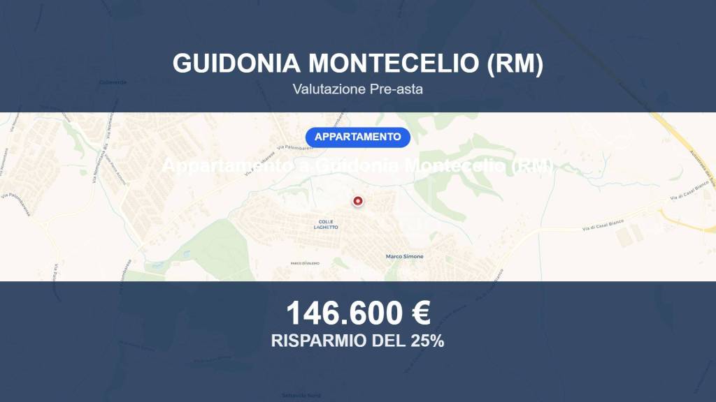 appartamento in vendita a Guidonia Montecelio in zona Marco Simone