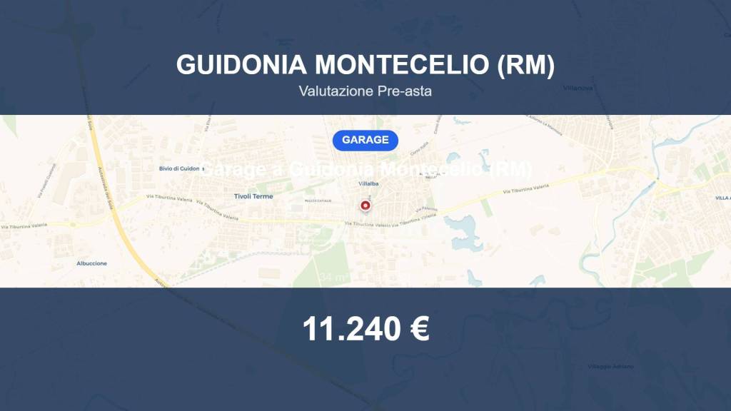 terreno edificabile in vendita a Guidonia Montecelio in zona Villalba