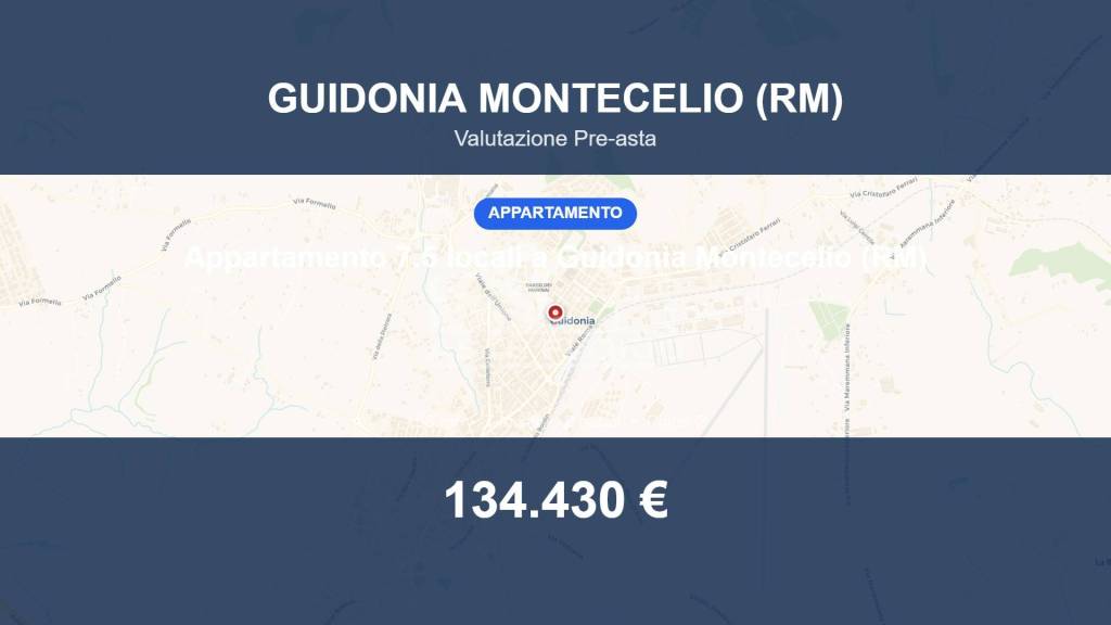 appartamento in vendita a Guidonia Montecelio in zona Montecelio
