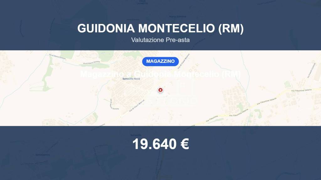 locale commerciale in vendita a Guidonia Montecelio