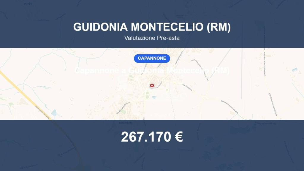 locale commerciale in vendita a Guidonia Montecelio
