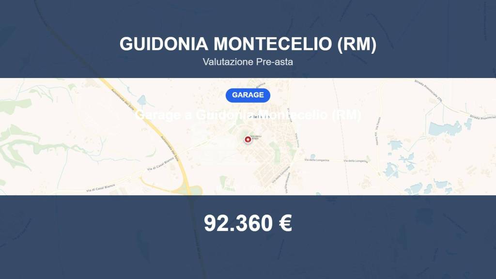 box auto in vendita a Guidonia Montecelio in zona Marco Simone