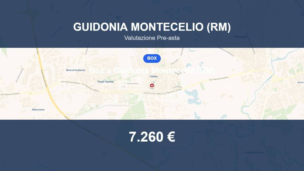 box auto in vendita a Guidonia Montecelio in zona La Botte