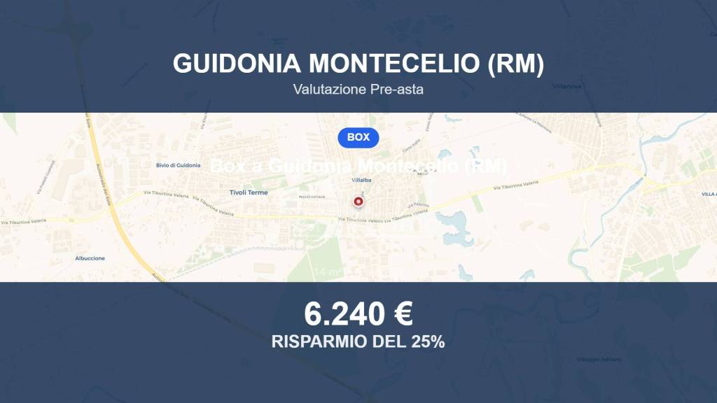 box auto in vendita a Guidonia Montecelio in zona La Botte
