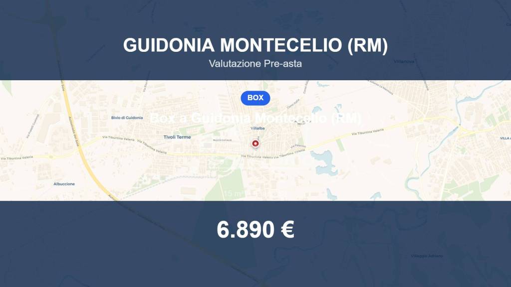 box auto in vendita a Guidonia Montecelio in zona La Botte