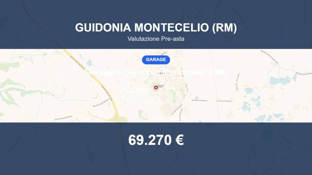box auto in vendita a Guidonia Montecelio in zona Marco Simone