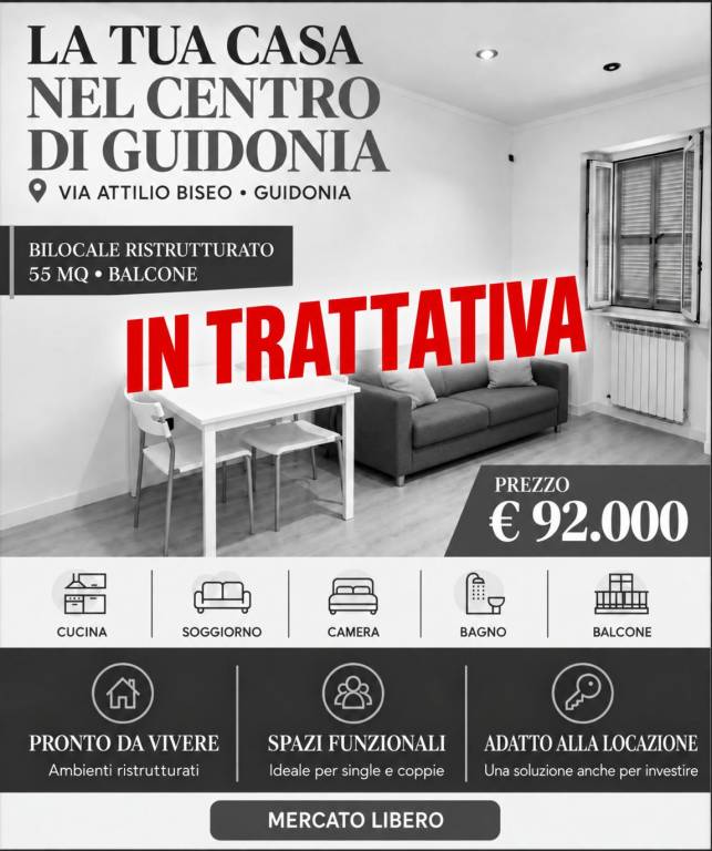 appartamento in vendita a Guidonia Montecelio in zona Guidonia
