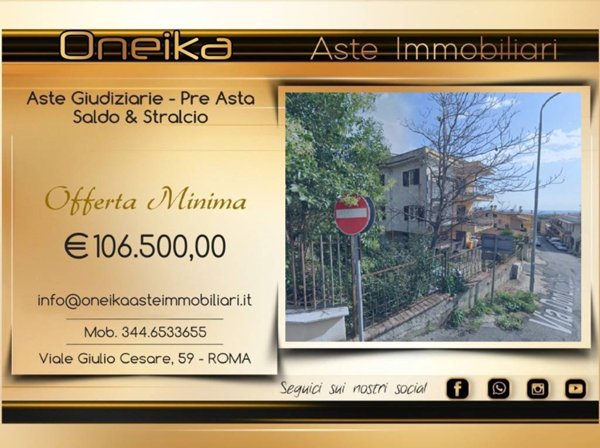 appartamento in vendita a Marcellina