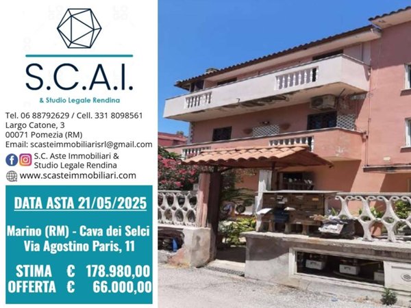 appartamento in vendita a Marino in zona Cava dei Selci