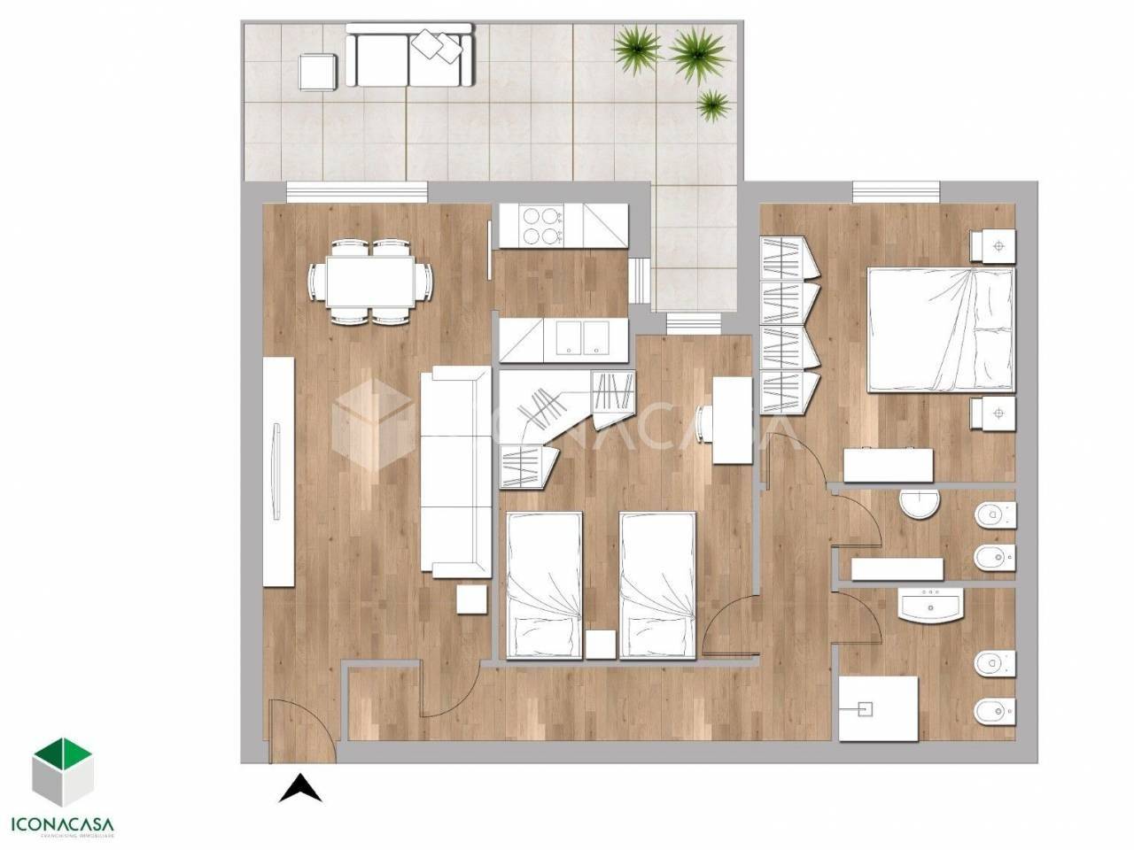 appartamento in vendita a Marino in zona Frattocchie