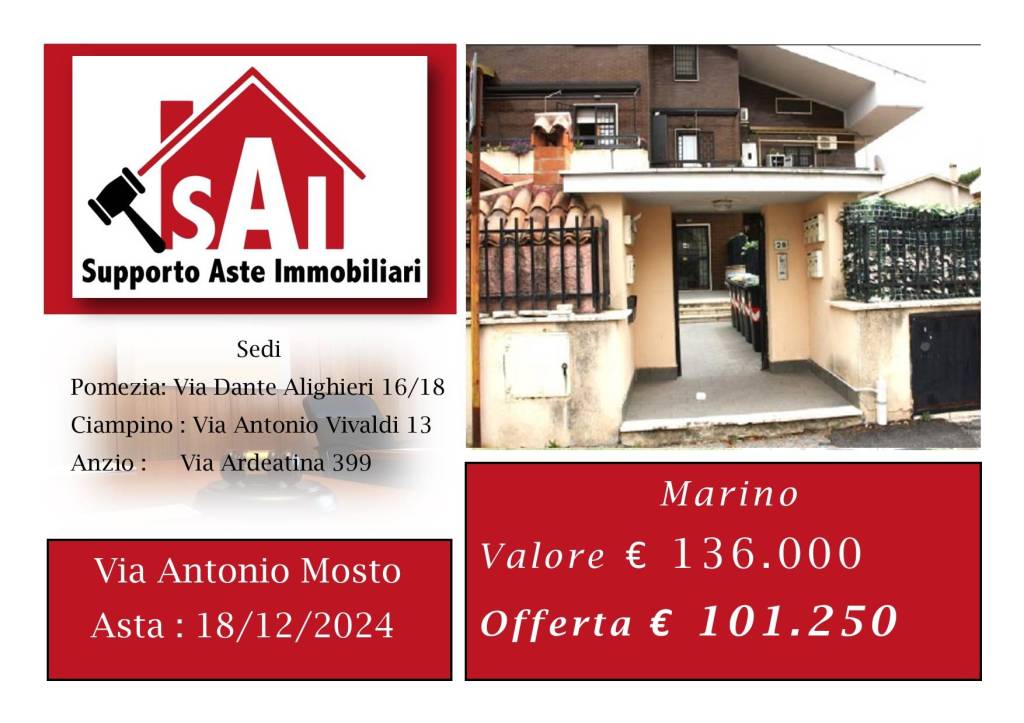 appartamento in vendita a Marino in zona Cava dei Selci