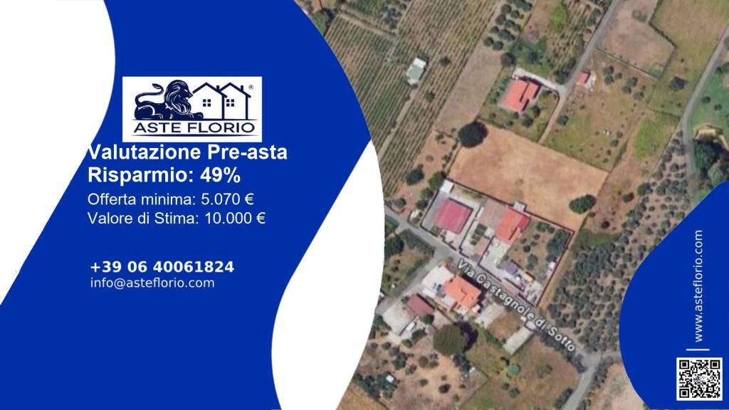 terreno agricolo in vendita a Marino in zona Poggio delle Mole