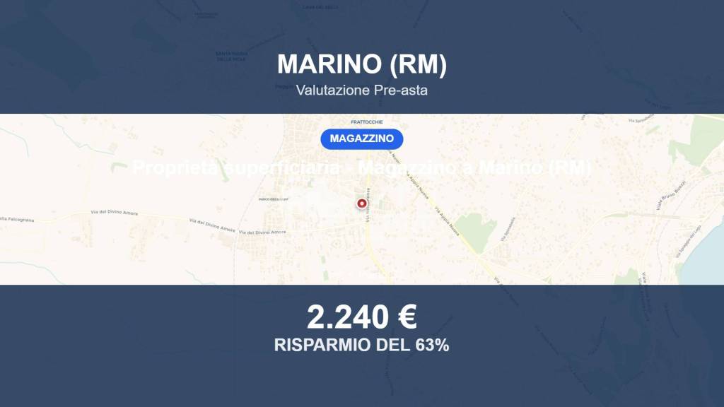 locale commerciale in vendita a Marino in zona Frattocchie