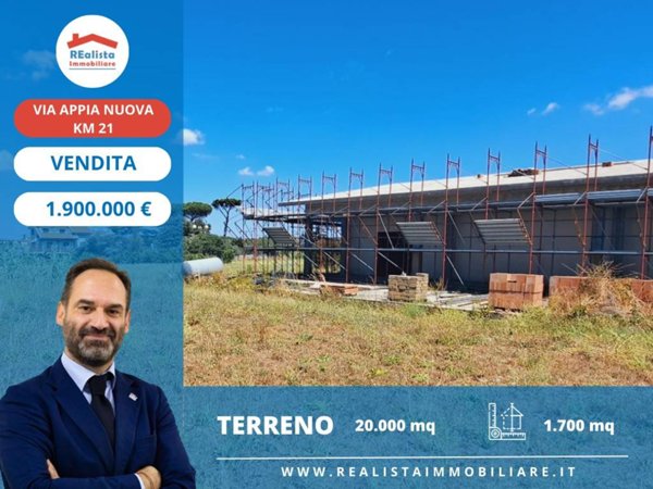 terreno in vendita a Marino in zona Frattocchie