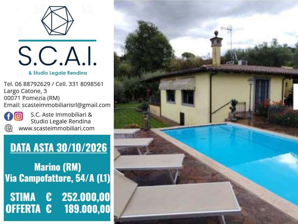casa indipendente in vendita a Marino in zona Due Santi