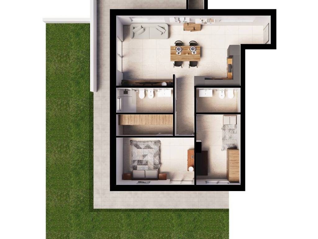 appartamento in vendita a Mentana