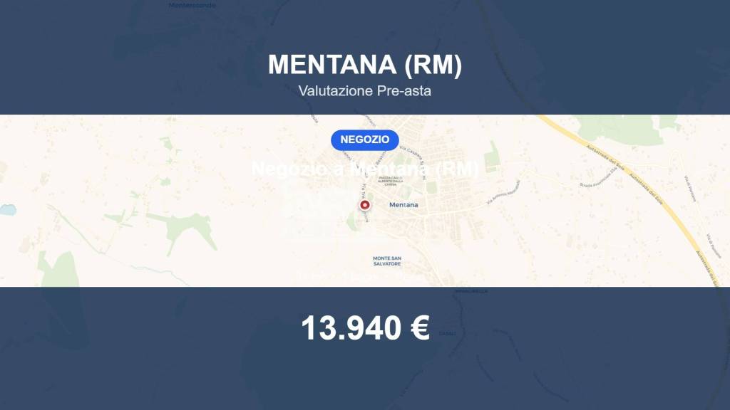 negozio in vendita a Mentana