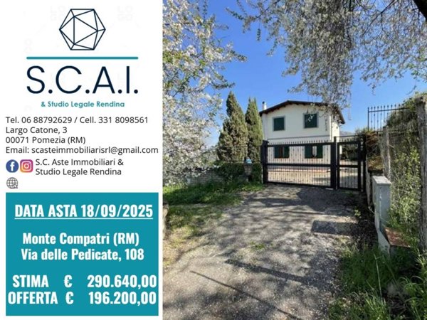 casa indipendente in vendita a Monte Compatri