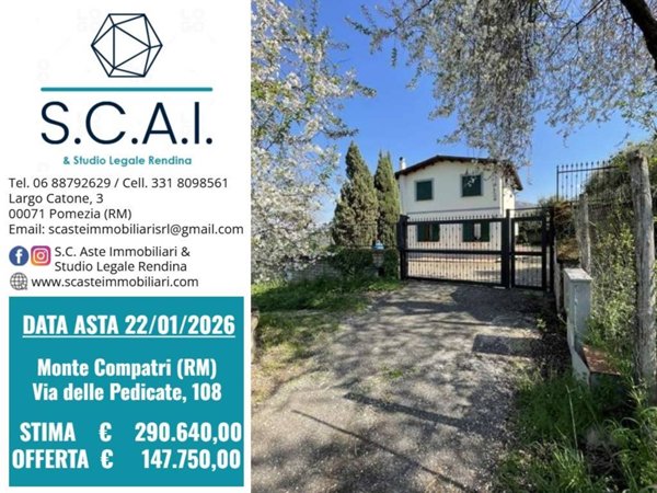 casa indipendente in vendita a Monte Compatri